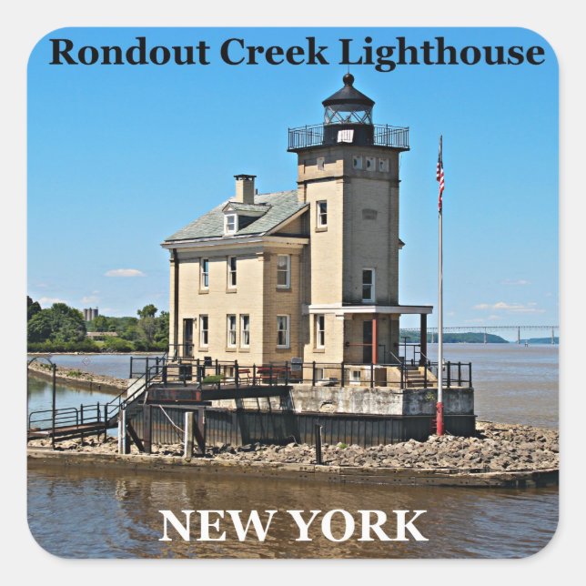 Faro Rondout Creek, Pegatinas de Nueva York (Anverso)