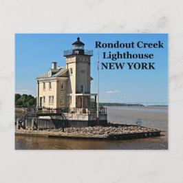 Faro Rondout Creek, postal de Nueva York