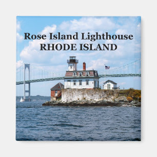 Faro Rosa Island, imán Rhode Island