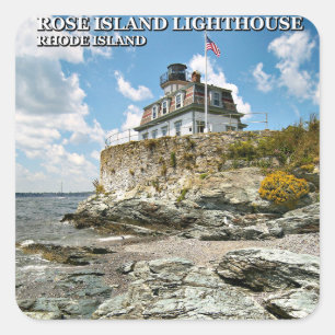 Faro Rosa Island, Pegatinas de Rhode Island