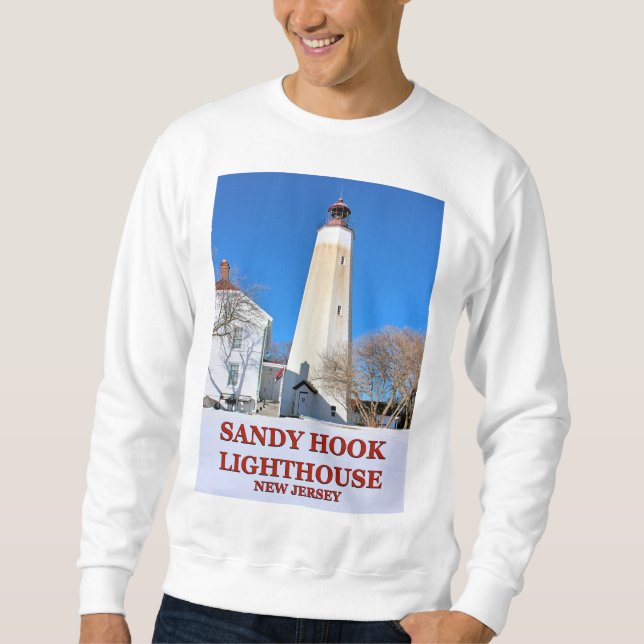 Faro Sandy Hook, camisa de dulces de Nueva Jersey (Anverso)