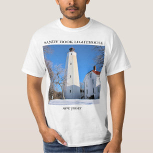 Faro Sandy Hook, camiseta de Nueva Jersey