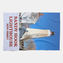 Faro Sandy Hook, Toalla de Té de Nueva Jersey