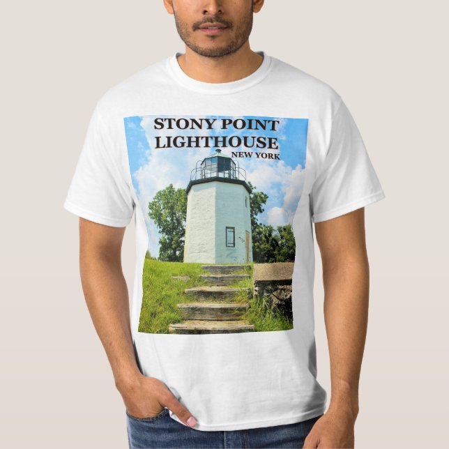 Faro Stony Point, camiseta de Nueva York (Anverso)