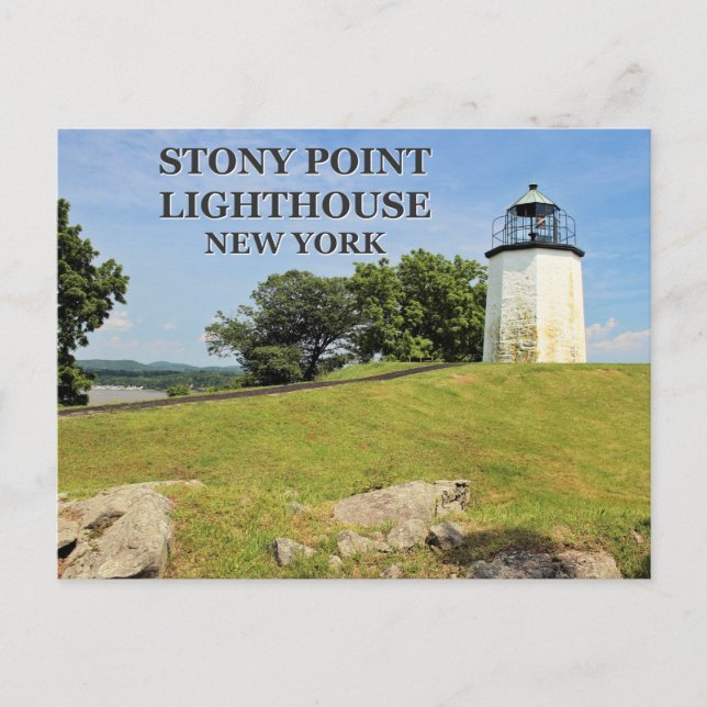 Faro Stony Point, postal de Nueva York (Anverso)