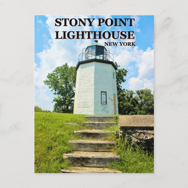 Faro Stony Point, postal de Nueva York (Anverso)