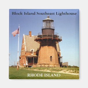 Faro suroriental del Block Island, imán de RI