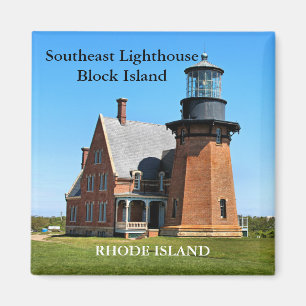 Faro suroriental, imán del Block Island RI