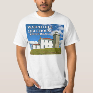 Faro Watch Hill, camiseta de Rhode Island