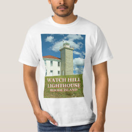 Faro Watch Hill, camiseta de Rhode Island