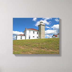 Faro Watch Hill, Isla Rhode Lienzo envuelto