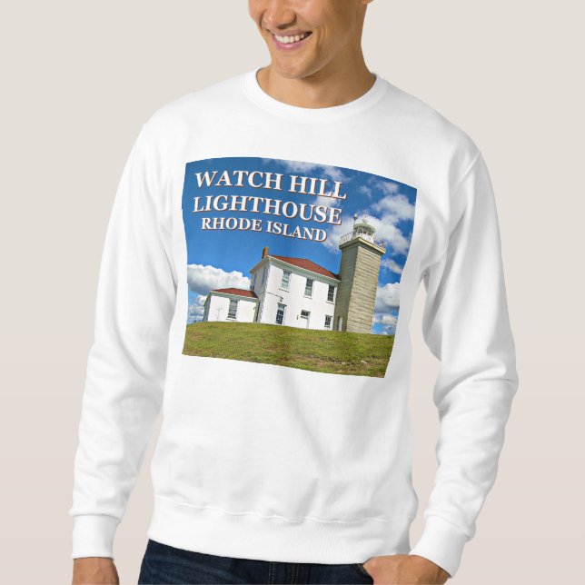 Faro Watch Hill, sudadera de Rhode Island (Anverso)