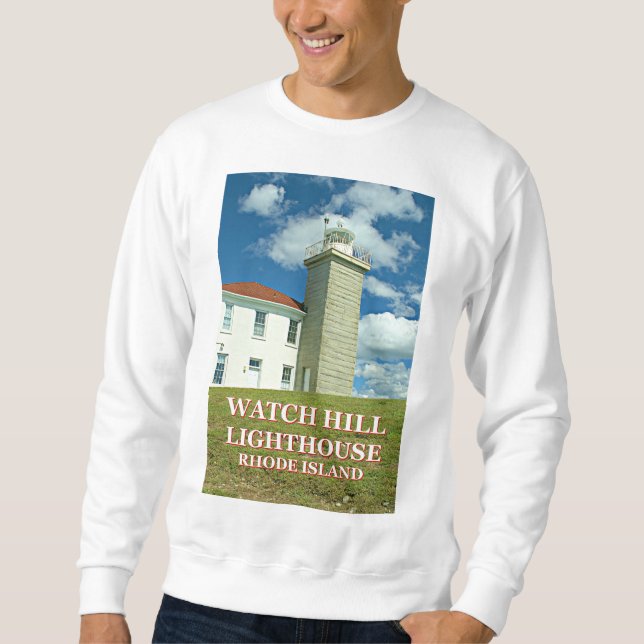 Faro Watch Hill, sudadera de Rhode Island (Anverso)