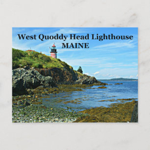 Faro West Quoddy Head, postal Maine