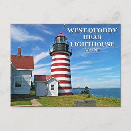 Faro West Quoddy Head, postal Maine