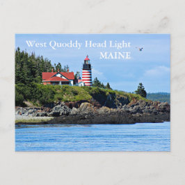 Faro West Quoddy Head, postal Maine