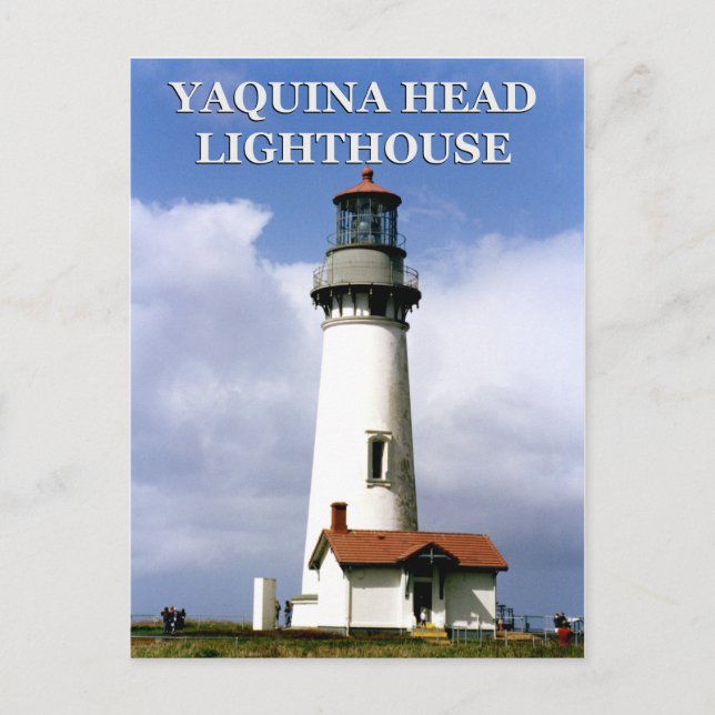 Faro Yaquina Head, Postal de Oregon (Anverso)
