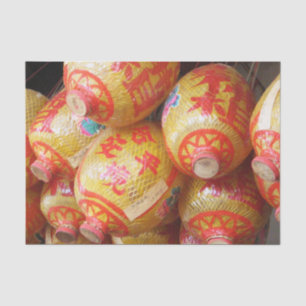 Faroles de papel chinos con suerte