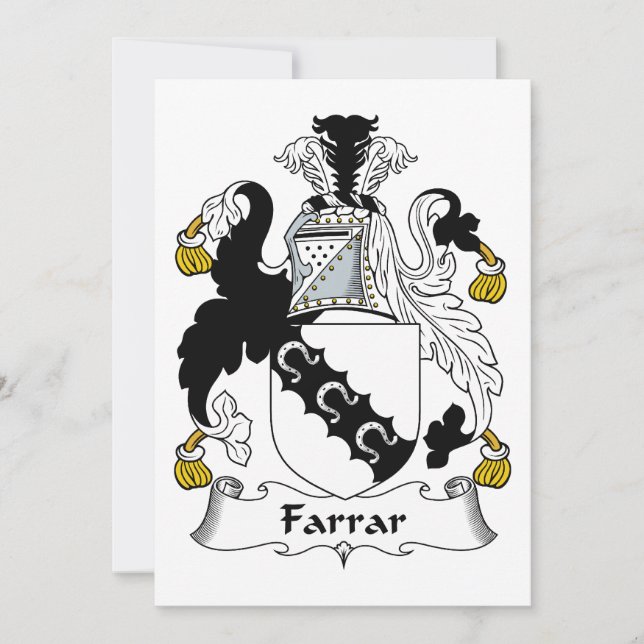 Farrar Family Crest (Anverso)
