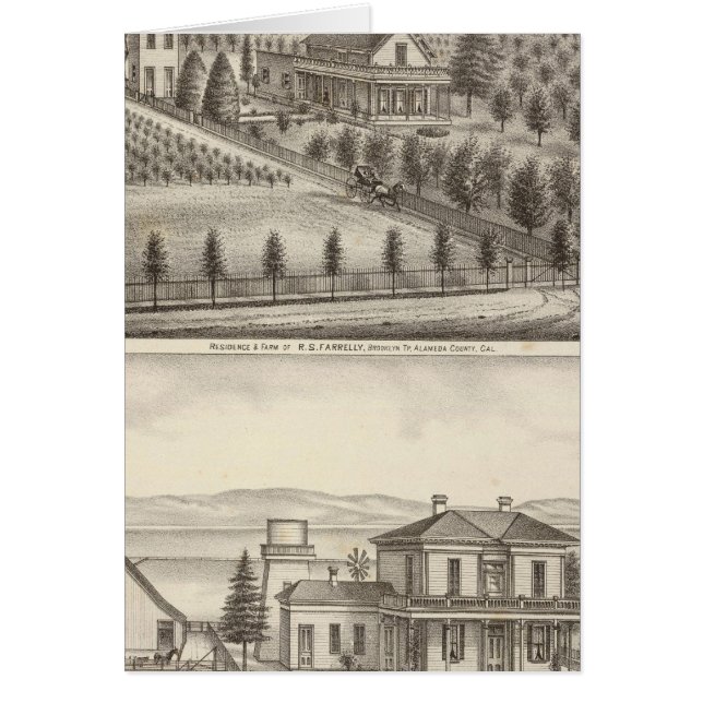 Farrelly, residencias de Mathews, granjas (Frente)