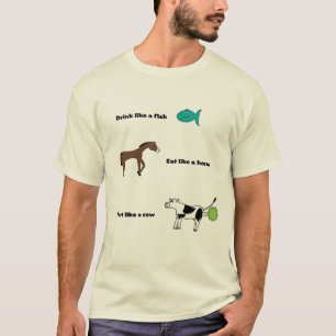 Fart como una camiseta de la vaca