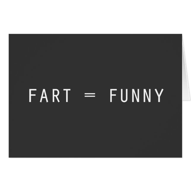 Fart = divertido (Anverso (Horizontal))