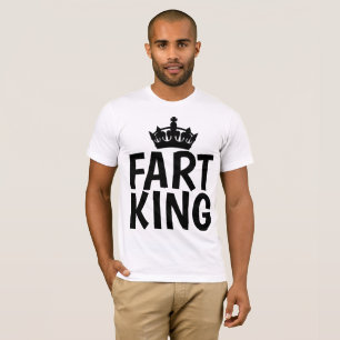 FART KING Camisetas divertidas para hombres
