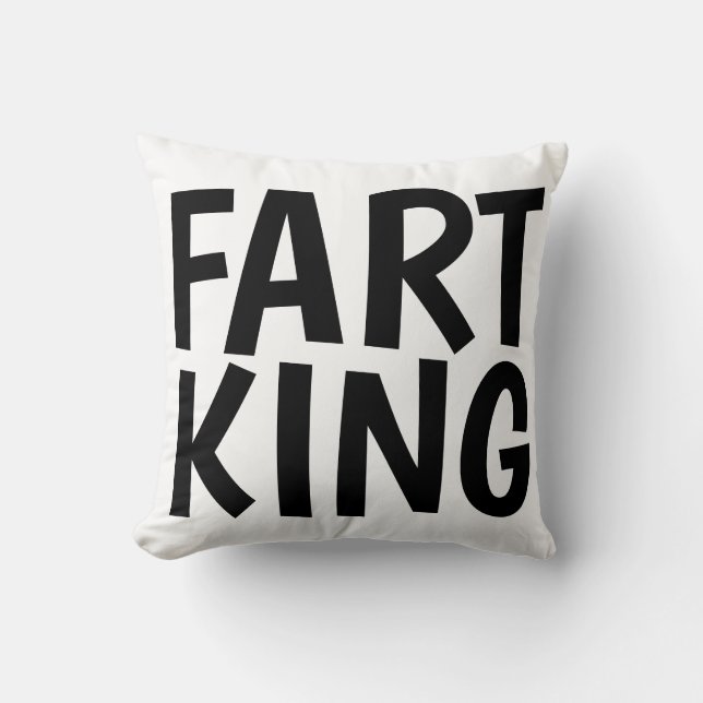 FART las almohadas de tiro divertidas del REY (Anverso)