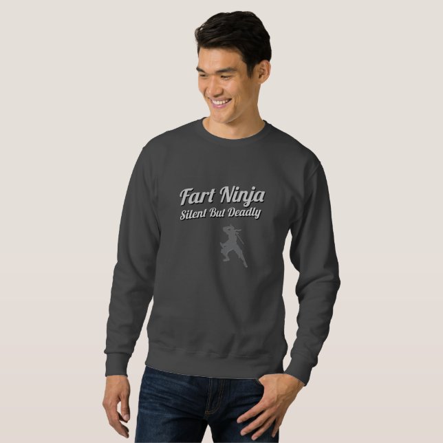 Fart Ninja Silenciosa Pero Muerta Camisa (Anverso completo)