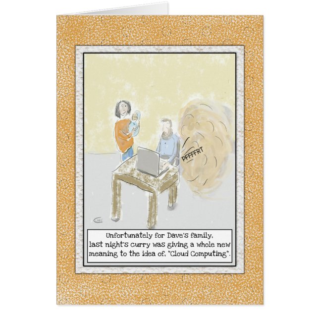 Fart Personalizado Tarjeta De Cumpleaños Para Homb (Frente)