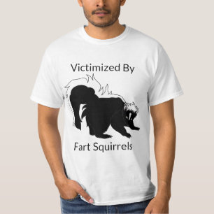 Fart Squirrels NOVEDAD Camiseta