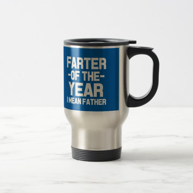 Farter de la taza divertida del papá del año (Derecha)