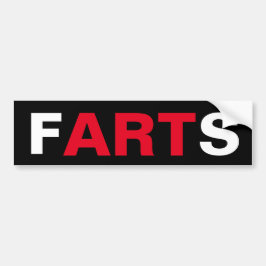 FARTS la pegatina para el parachoques