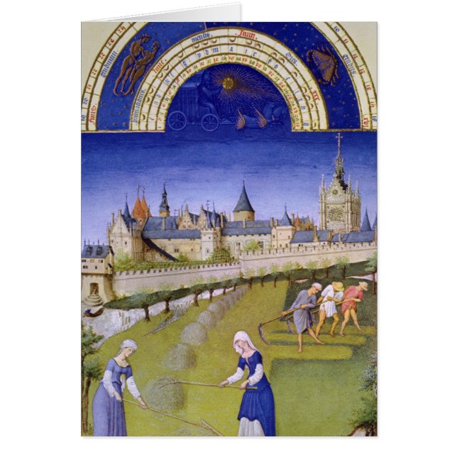 Fascimile de junio: Haymaking (Frente)