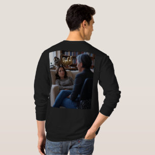 Fascinación Con Patos hombres negro camisa larga e
