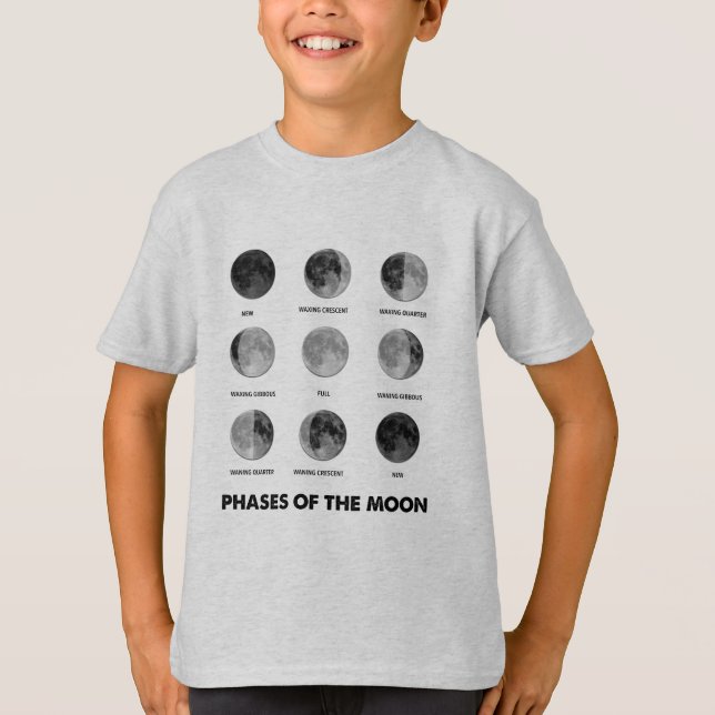 Fases de la camiseta de la luna (Anverso)