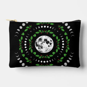 Fases de la luna mandala Bolsa cosmética de maquil