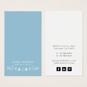 Fases de la luna Tarjetas de visualización de joye