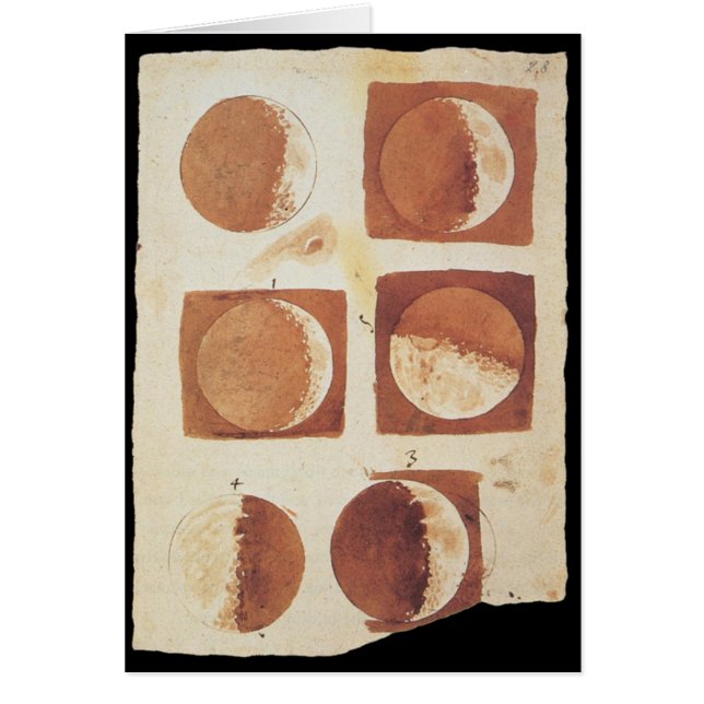 Fases de luna Galileo 1616 (Frente)