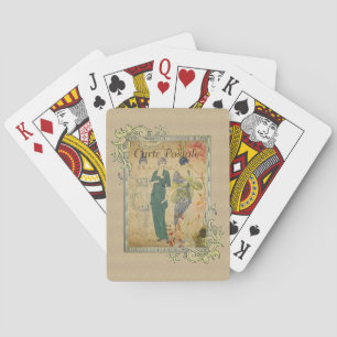 Fashion Parisian Ladies Jugando Cartas