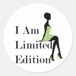 Fashion Silhouette I Am Limited Edition Pegatina