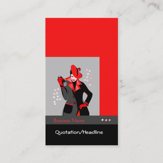 Fashionesta - Tarjeta de presentación (Anverso)