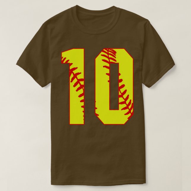 Fastpitch Softball Número 10 10 Softball Jersey U (Diseño del anverso)