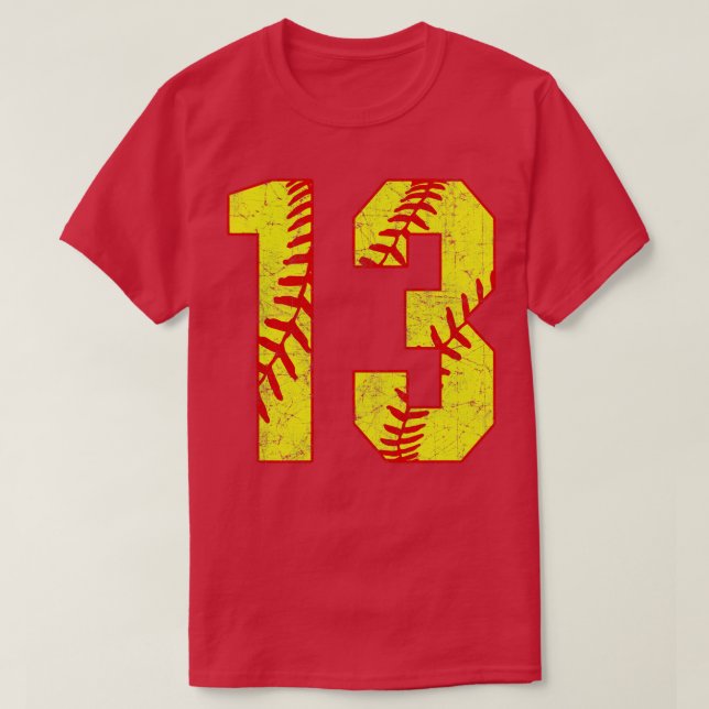 Fastpitch Softball Número 13 13 Softball Jersey U (Diseño del anverso)