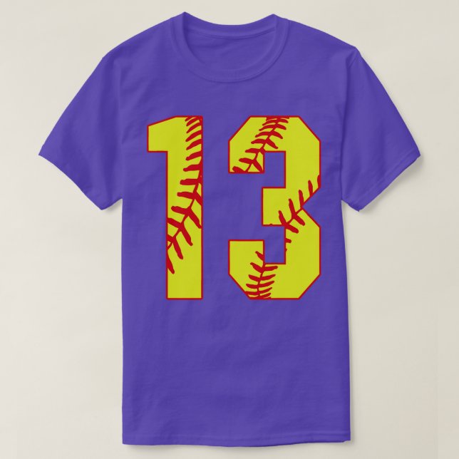 Fastpitch Softball Número 13 13 Softball Jersey U (Diseño del anverso)
