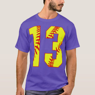 Fastpitch Softball Número 13 13 Softball Jersey U