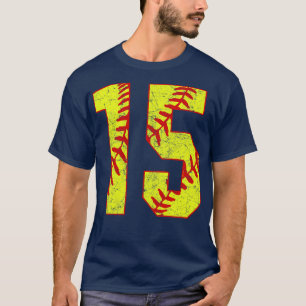 Fastpitch Softball Número 15 15 Softball Jersey U