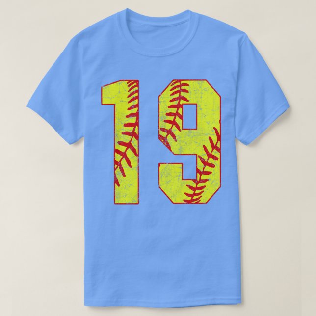 Fastpitch Softball Número 19 19 Softball Jersey U (Diseño del anverso)