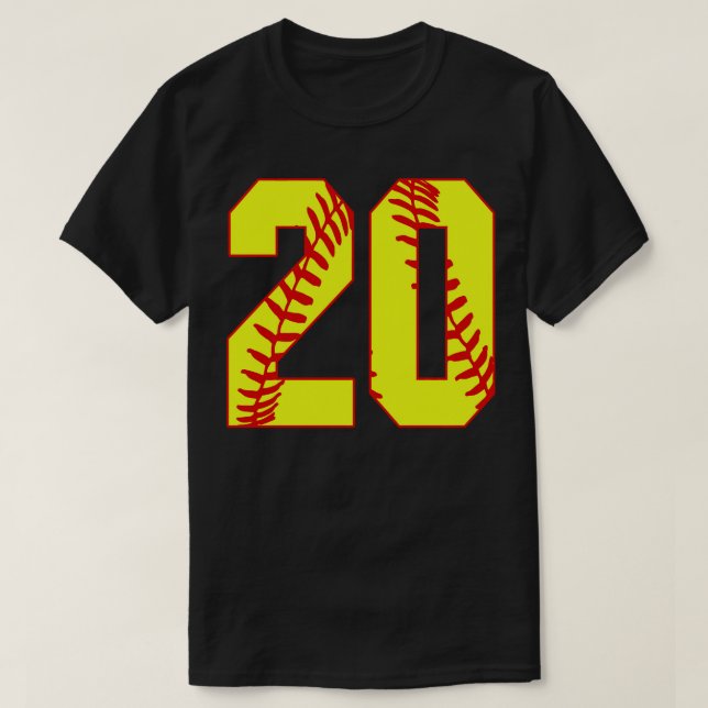 Fastpitch Softball Número 20 20 Softball Jersey U (Diseño del anverso)