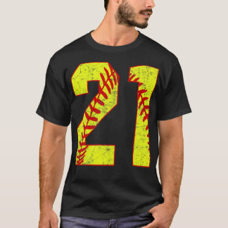 Fastpitch Softball Número 21 21 Softball Jersey U